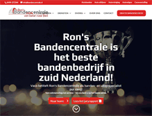 Tablet Screenshot of bandencentrale.nl